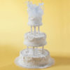 Teardrops of Joy Wedding Cake