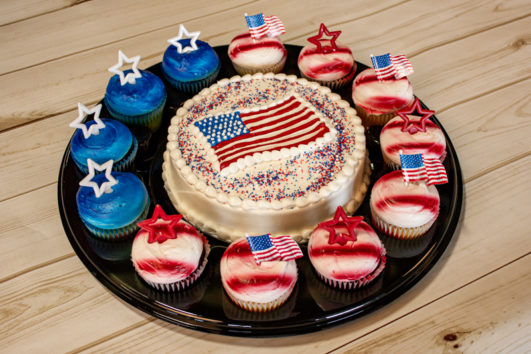 4th of July Cupcake Celebration Tray