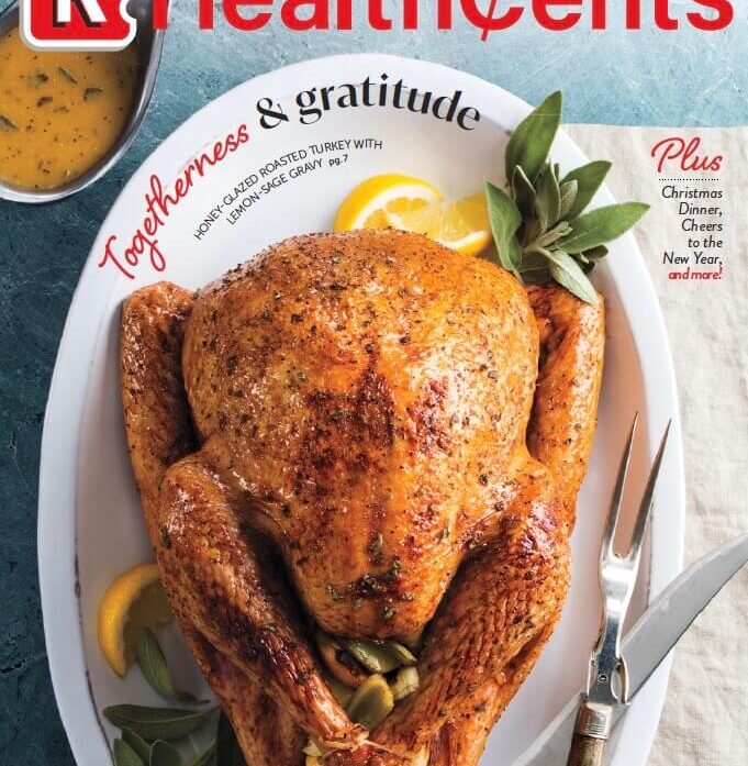 Roast turkey on healthcents cover